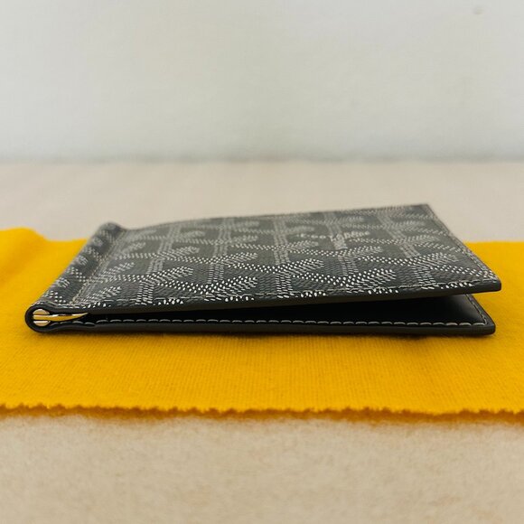 👝 New 👝 100% Authentic Goyard Saint Thomas Bill Fold Money Clip Wallet , Grey - Picture 11 of 16